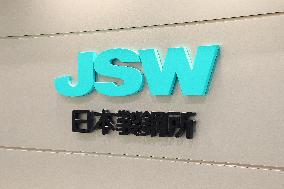 The Japan Steel Works (JSW) signboard and logo.